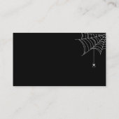 Carte D'accompagnement Halloween Autumn Gothic Livres Éffrayants pour béb (Dos)