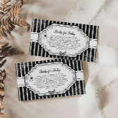 Carte D'accompagnement Halloween Autumn Gothic Livres Éffrayants pour béb