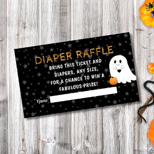 Carte D'accompagnement Halloween Baby shower Déchets Raffle