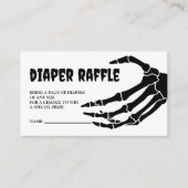 Carte D'accompagnement Halloween Baby shower Déchets Raffle (Devant)