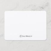 Carte D'accompagnement Handmade-style with Сrochet Bunny (Dos)