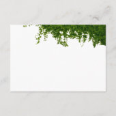 Carte D'accompagnement Hanging Ivy Greenery Réception de mariage (Dos)