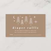 Carte D'accompagnement Happy Camper Diaper Raffle (Devant)