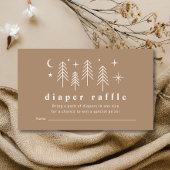 Carte D'accompagnement Happy Camper Diaper Raffle