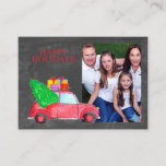 Carte D'accompagnement Happy Holidays watercolor Christmas photo card<br><div class="desc">Make this Christmas special with a Porto Sabbia Natale photo card. Surprise your family and friends with a personalized photo card in the mail There are many different designs available,  pick the design and wording you like and add your details.</div>