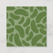 Carte D'accompagnement Happy livres de cornichons enceinte pour bébé (Dos)