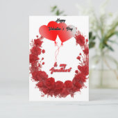 Carte D'accompagnement Happy Valentine’s Day (Debout devant)