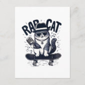 Carte D'accompagnement Harmonie de chat rap (Dos)