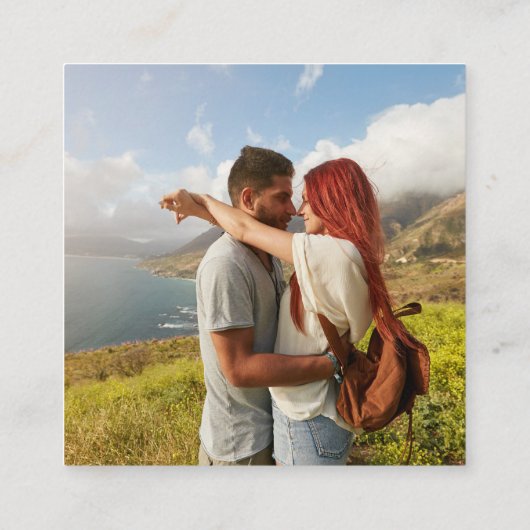 Carte D'accompagnement Hawaii Passport Mariage QR (Dos)