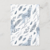 Carte D'accompagnement Hébergement Rustique Winter Mountain Insérer (Dos)