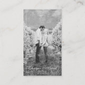 Carte D'accompagnement Hébergements de mariage élégants et modernes Photo (Dos)