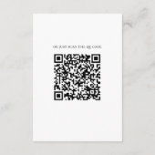 Carte D'accompagnement Hébergements mariages fleuris en bois d'aquarelle  (Dos)