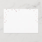 Carte D'accompagnement Hébergements PixDezines, Rose d'or Faux (Dos)