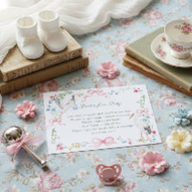 Heirloom Rose Ribbon and Stork Books for Baby