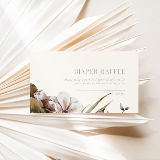 Carte D'accompagnement HELLO BABY | Automne Jeu de rousseur de couches bo