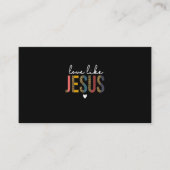 Carte D'accompagnement Heureuse Sainte-Valentin Christian Leopard Aimer (Devant)