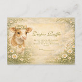 Carte D'accompagnement Highland Cow Countryside Diapper Raffle (Devant)