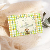 Carte D'accompagnement Highland Cow Lucky Little Shamrock Livres pour béb