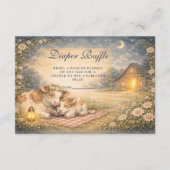 Carte D'accompagnement Highland Cow Meadow Diapper Raffle (Devant)