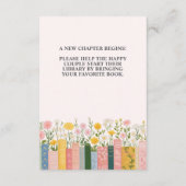 Carte D'accompagnement Histoire Florale Livre de Contes Son Prochain Chap (Dos)