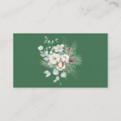 Carte D'accompagnement Hiver à feuillage persistant devinez combien de ca (Dos)