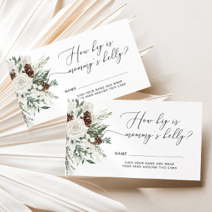 Carte D'accompagnement Hiver à feuillage persistant quelle est la taille 