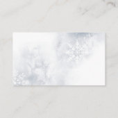 Carte D'accompagnement Hiver bleu poussiéreux Quelle taille est maman ven (Dos)