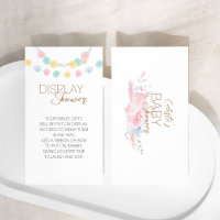 Hiver Wonderland Baby shower Affichage douche