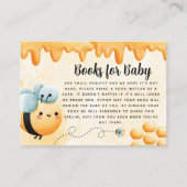 Carte D'accompagnement Honey Bee Book Demande pour insertion bébé (Devant)