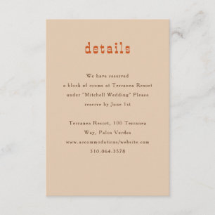 Carte D'accompagnement Horse Rail clôture Chêne Chevaux Mariage