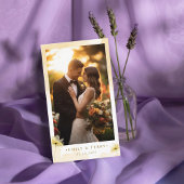 Carte D'accompagnement Hour d'or Grace Photo QR Code Wedding RSVP