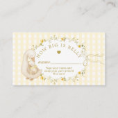 Carte D'accompagnement How big is mommys belly silly goose Gingham (Devant)