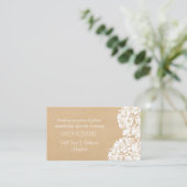 Carte D'accompagnement Hydrangée Rustique Mariage Floral Insertion (Debout devant)