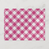 Carte D'accompagnement I Do BBQ Outdoor Summer/Spring Rose Wedding RSVP (Dos)