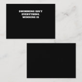 Carte D'accompagnement I Love To Swim Art Design Swimming Devis Idée cade (Devant / Derrière)