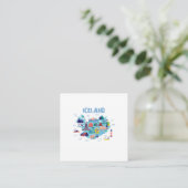 Carte D'accompagnement Iceland map (Debout devant)