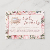 Carte D'accompagnement Il était une fois rose princesse livres pour bébé (Devant)