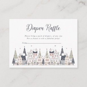 Carte D'accompagnement Il faut un Baby shower villageois moelleux