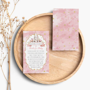 Carte D'accompagnement Il Y A Du Lapin Sur Le Chemin ! Demande de carnet