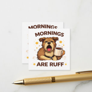 Carte D'accompagnement Illustration de chien confortable