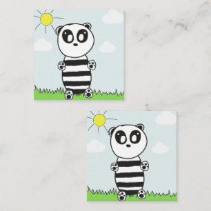Carte D'accompagnement Illustration de Panda Mignon