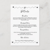 Carte D'accompagnement Illustrations Scribble dessinées à la main (Devant)