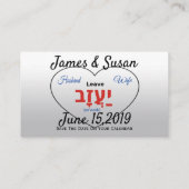 Carte D'accompagnement Ils Doivent Être Un (Dos)