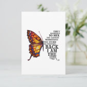 Carte D'accompagnement Ils L'Ont Fouettée Vous Ne Pouvez Pas Résister À L (Debout devant)