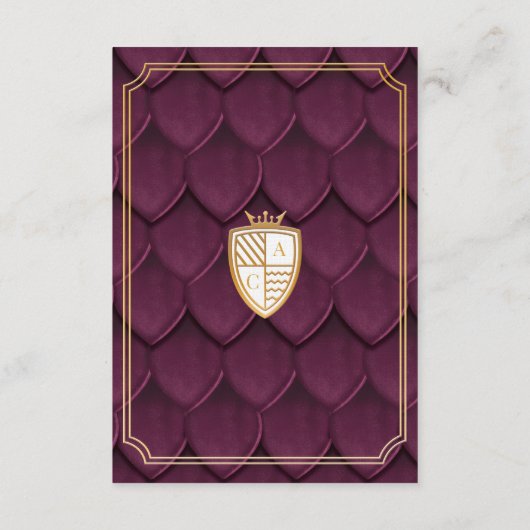 Carte D'accompagnement Imaginaire Royal Muse Échelle Dragon & Cimetière L (Dos)