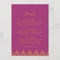 Indian Orange Pink Mehndi Hindu Détails du Mariage