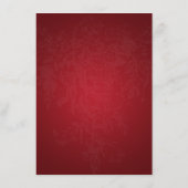 Carte D'accompagnement Indications de conduite de mariage Tourbillons vin (Dos)