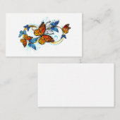 Carte D'accompagnement Infinité de papillons monarques (Devant / Derrière)