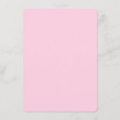 Carte D'accompagnement Infirmière autorisée RN Caduceus sur le rose clair (Dos)