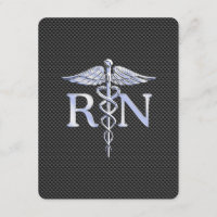 Infirmière inscrite RN Caduceus Snakes
